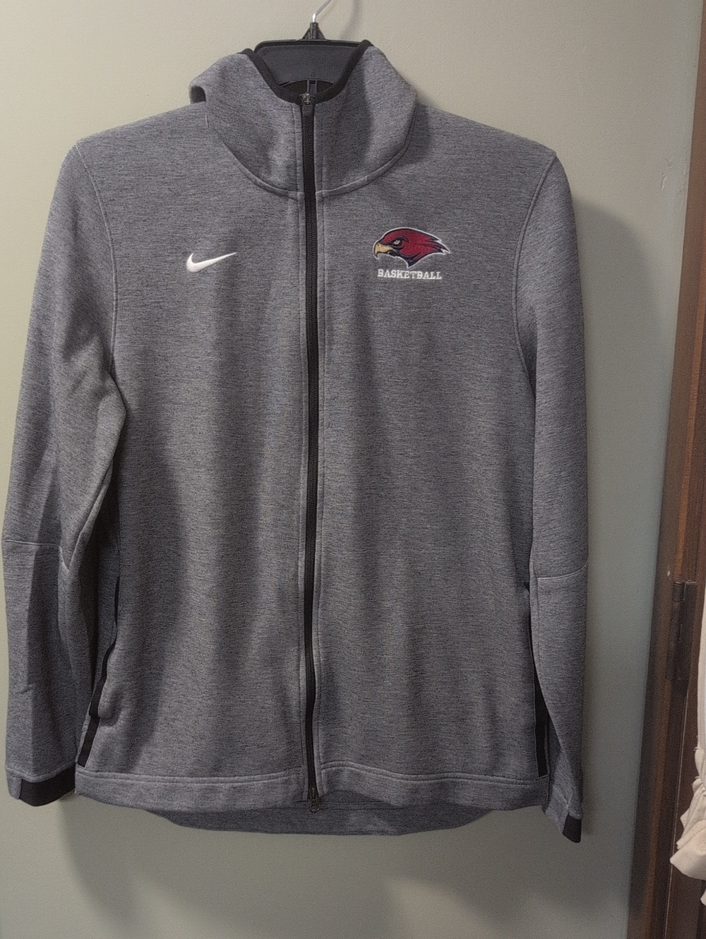 Nike Men's Spotlight Full-Zip Hoodie with Logo